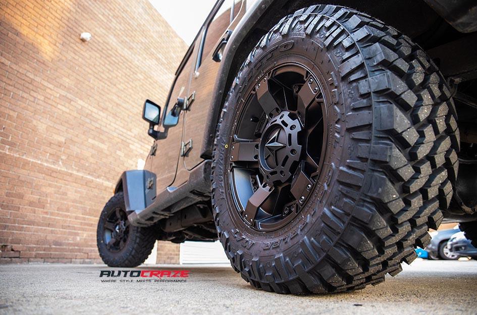 JEEP WRANGLER ROCKSTAR XD 2 MATTE BLACK